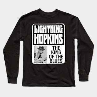 Lightning Hopkins - The king of the blues Long Sleeve T-Shirt